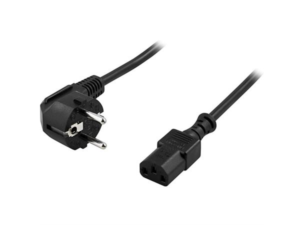 Apparatsladd C13-Schuko vinklad 1,0m 